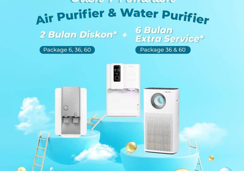 Promo istimewa buat kamu yang ingin memiliki Water Purifier atau Air Purifier dari Coway. Kamu bisa ...