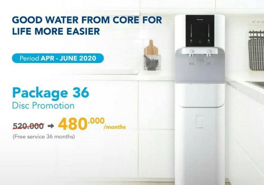 Promo yang ditunggu tunggu! Sekarang kamu bisa dapatkan CORE Water Purifier Package 36, hanya dengan...