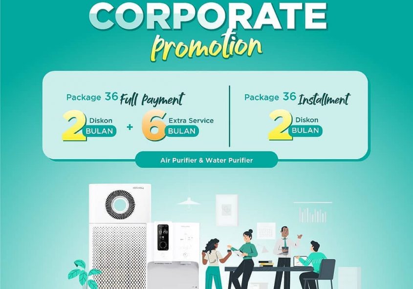 Satu lagi kemudahan yang Coway berikan untuk membangun bisnismu. Dapatkan potongan 2 bulan dan servi...