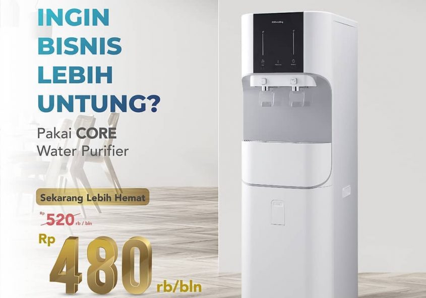 Sekarang dengan hanya Rp480rb/bln kamu bisa dapat CORE Water Purifier!

Nikmati air yang lebih murni...