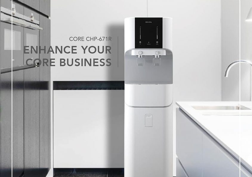 Sudah saatnya mengganti cara lama minum air. Pemurni Air Core, dengan design yang modern dan kapasit...