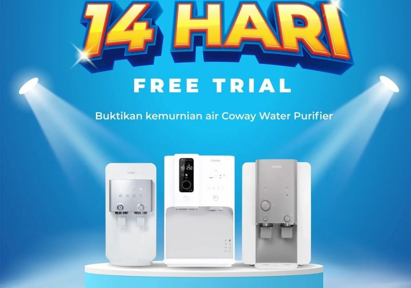 Ingin beli Water Purifier tapi ragu? Yuk coba gratis Coway Water Purifier selama 14 hari! Rasakan ke...