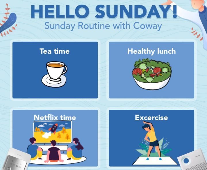 Hello Sunday!
Akhirnya bisa beristirahat dari kesibukan di luar. Yuk lakukan rutinitas
minggu ini~ J...