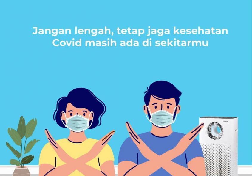 Jangan lengah, tetap jangan kesehatan dirimu dan keluarga! Virus Covid masih berkeliaran di sekitarm...