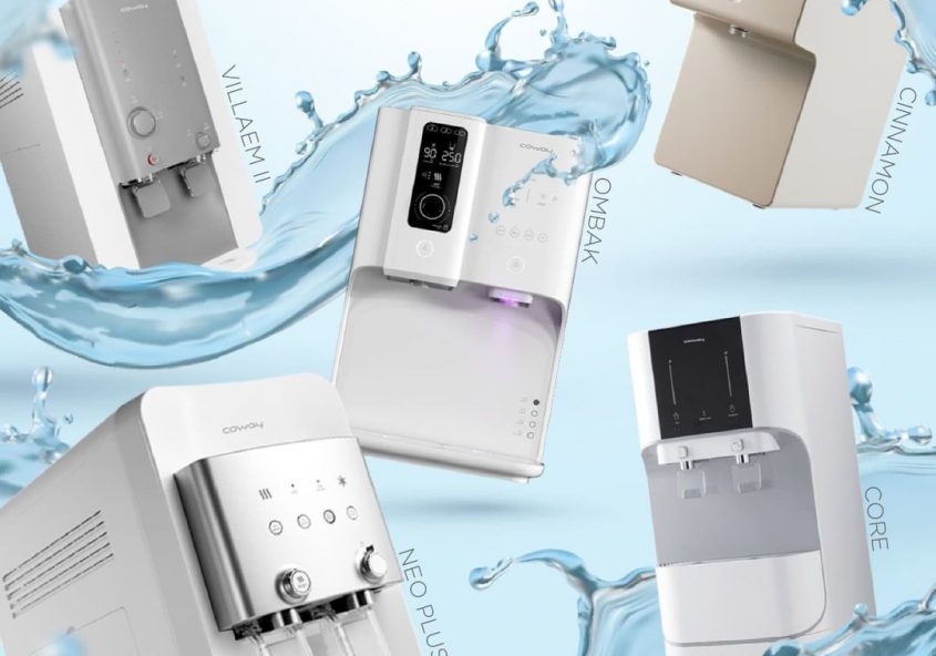 Miliki pengalaman baru minum air dengan berbagai pilihan Coway Water Purifier Ombak, Cinnamon, Neo P...