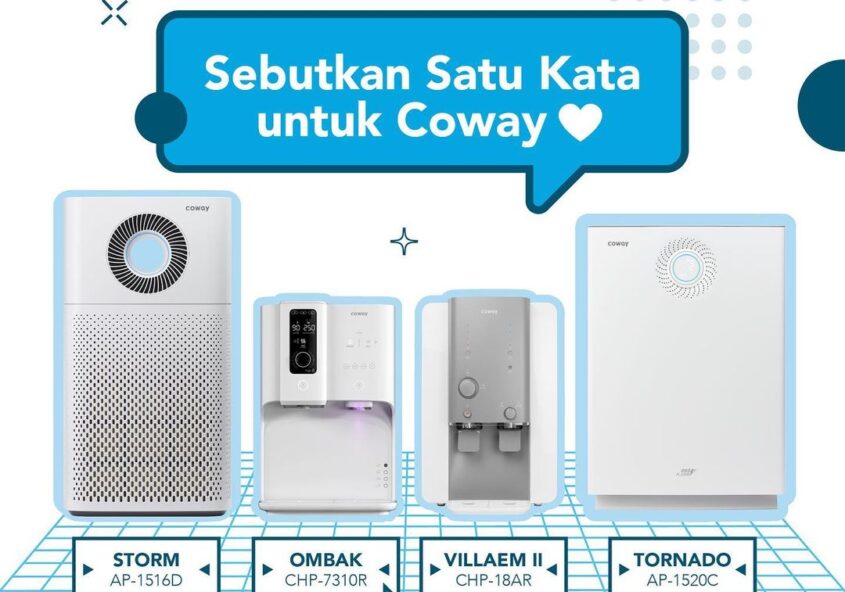 Hai, Coway People!

Mincow penasaran nih, kira-kira satu kata apa yaa yang sangat mengambarkan Coway...