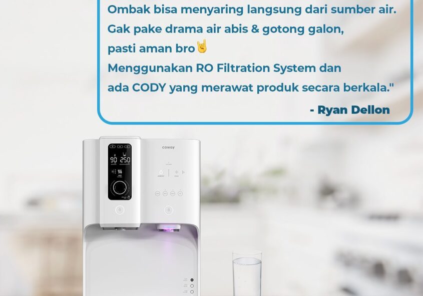 Lifehack pandemi? 
Yes! Ombak Water Purifier menjadi pilihan tepat serta teruji dan aman dikonsumsi....
