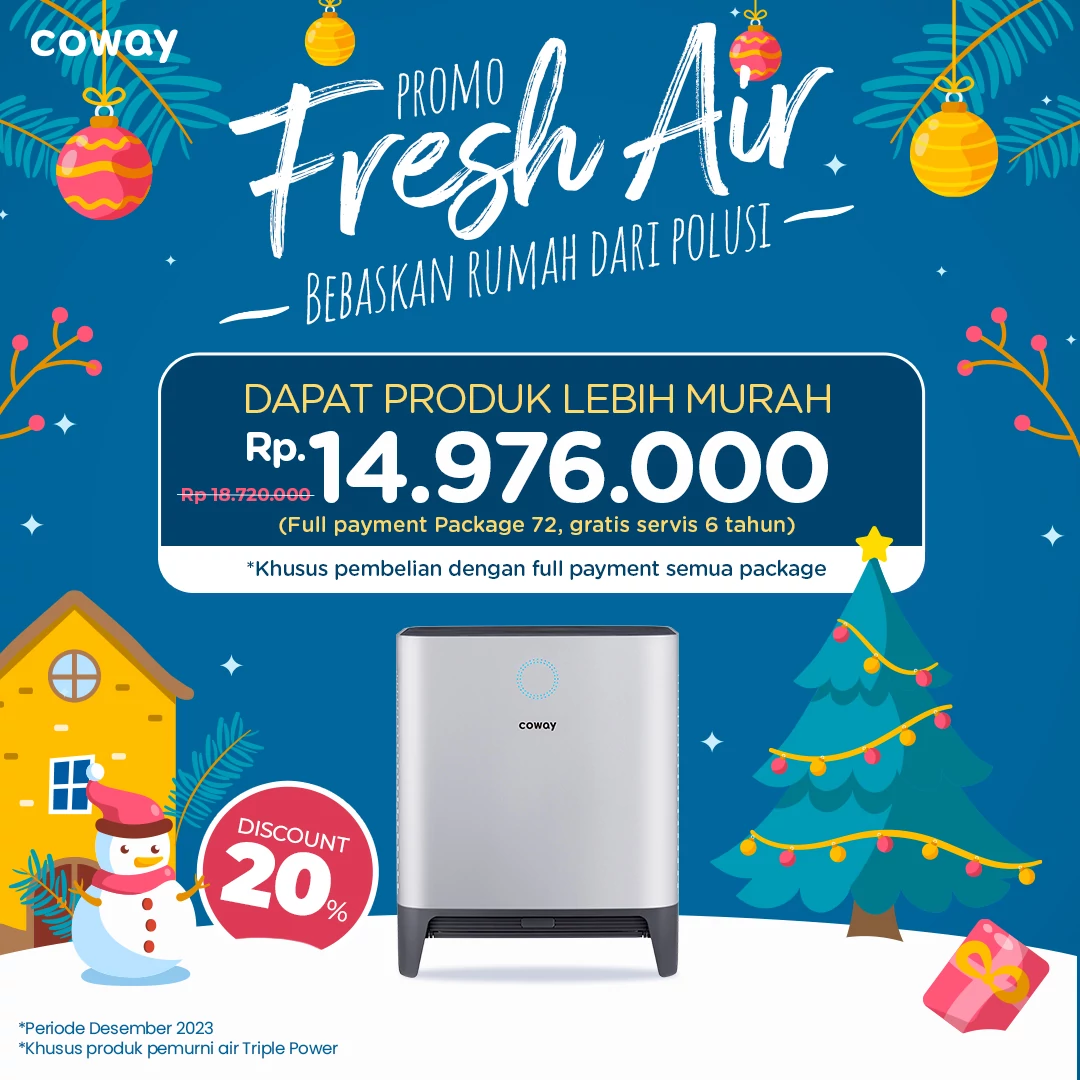 Coway Jakarta - Fresh Air Promotion Desember 2023