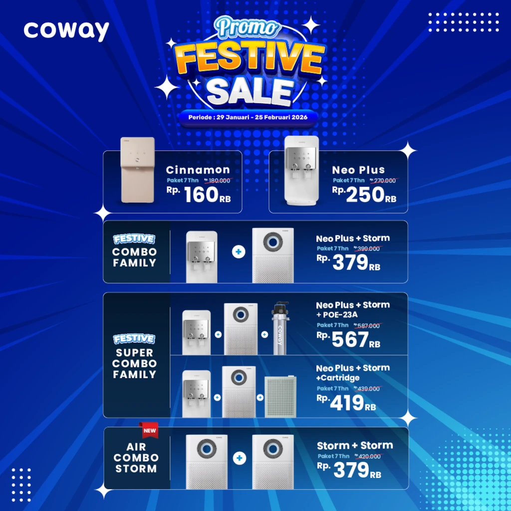 Festive Sale Januari 2026 - Coway Jakarta