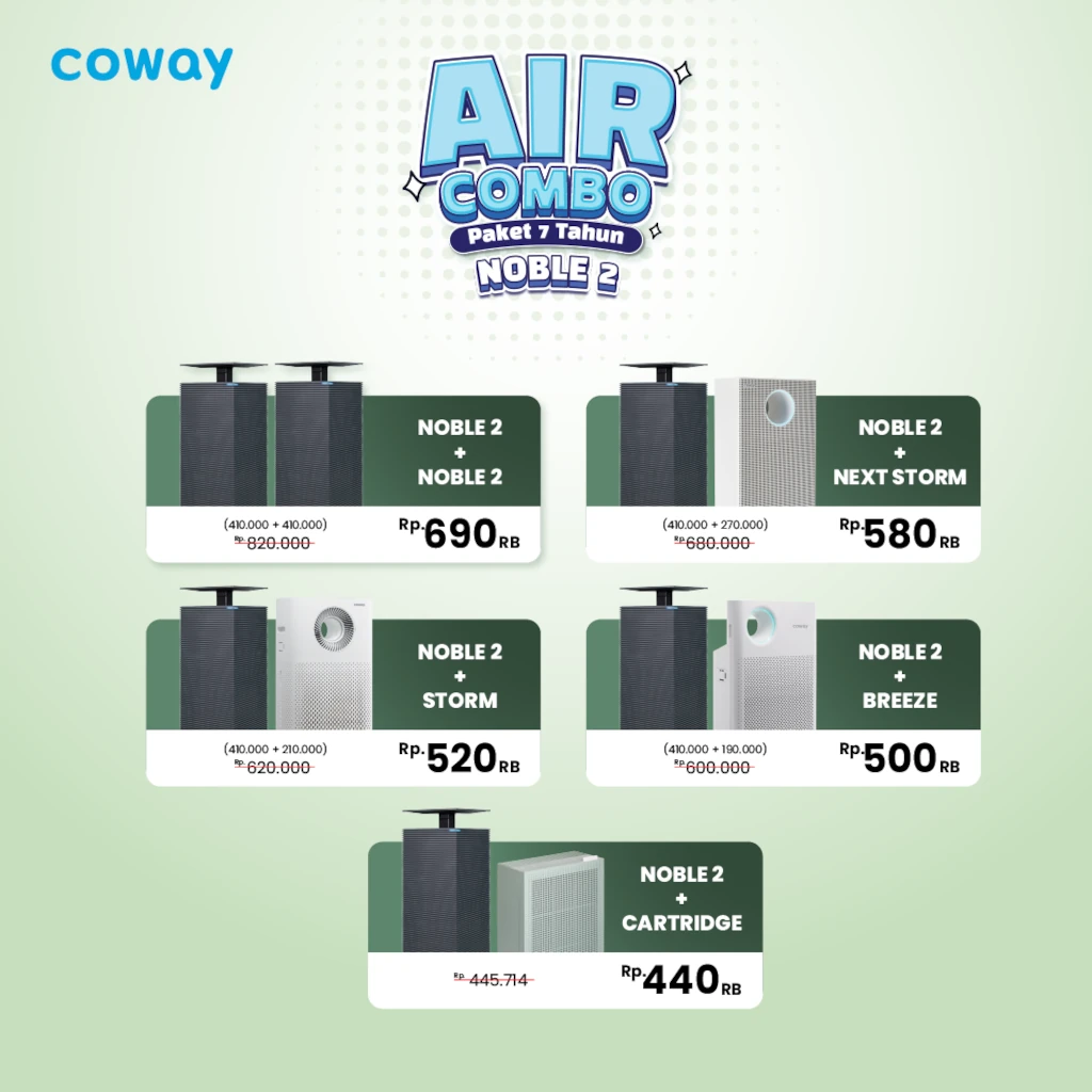 AIR Combo Noble 2 Februari 2026 - Coway Jakarta