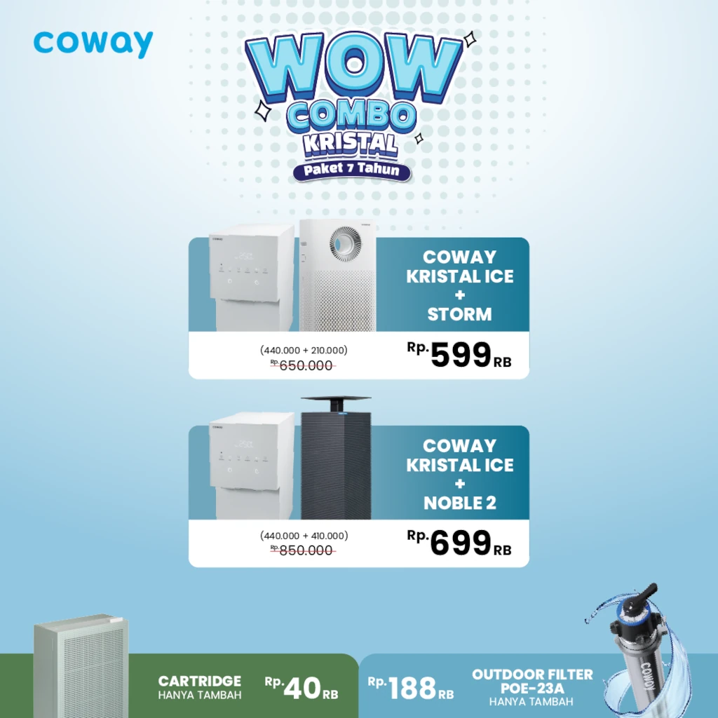 WOW Combo Kristal Februari 2026 - Coway Jakarta