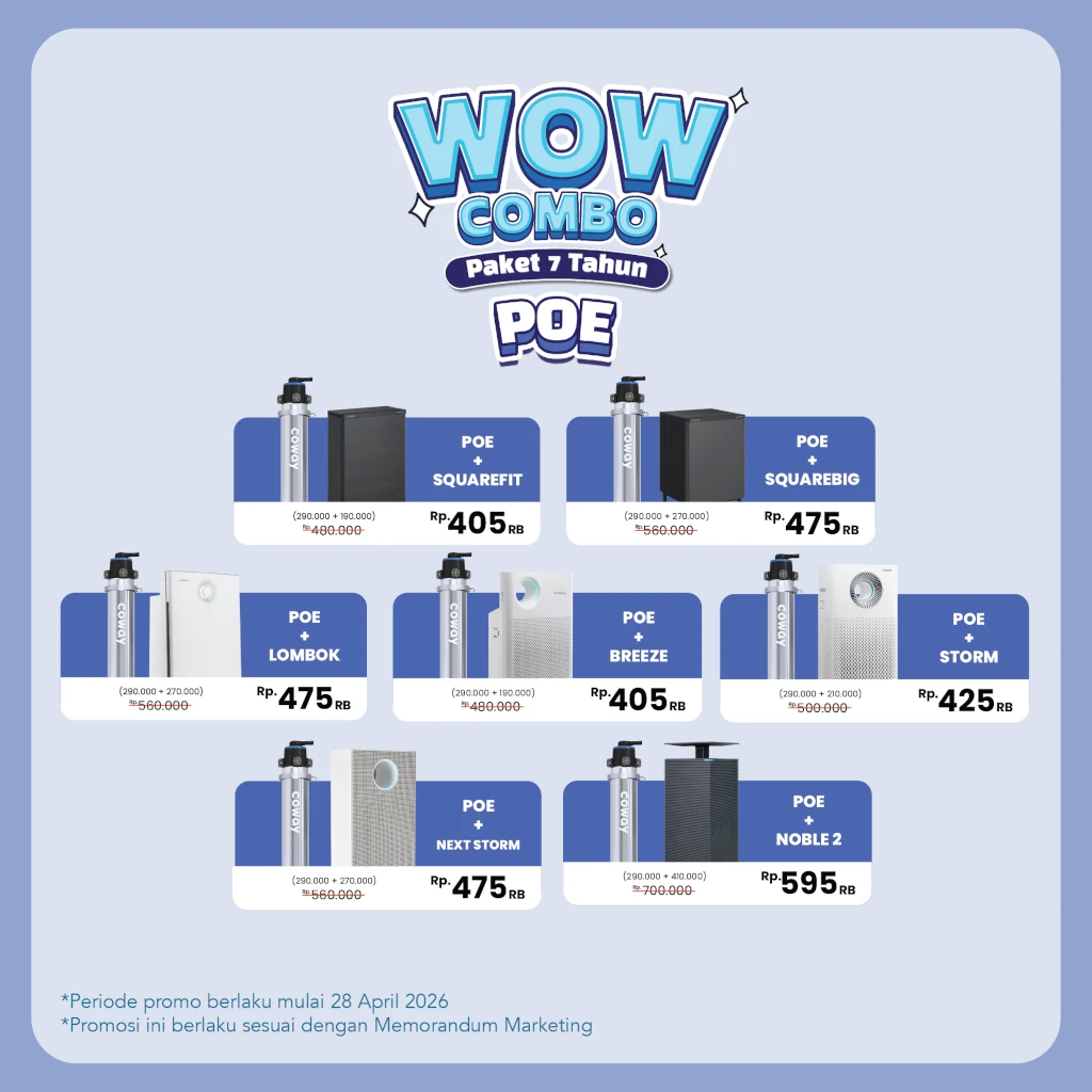 Wow Combo POE Mei 2026 - Coway Jakarta