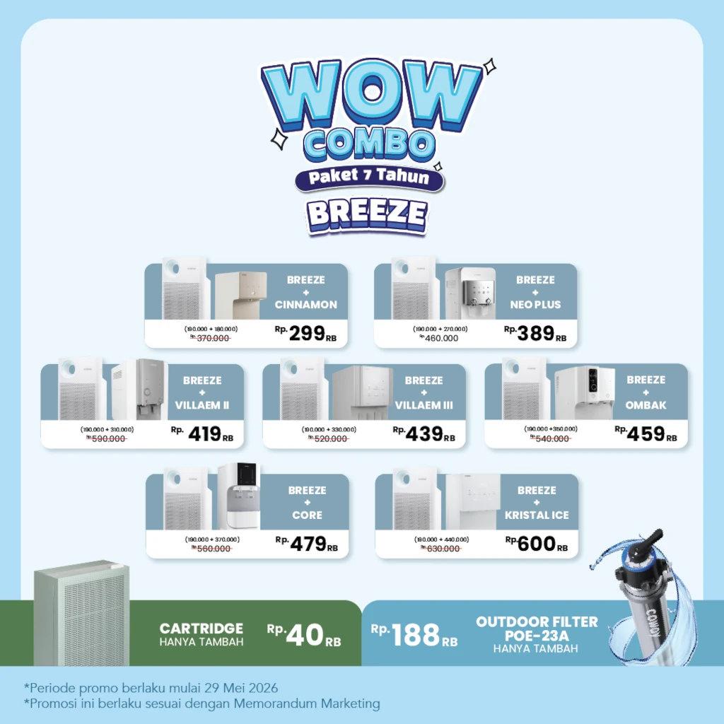 Wow Combo Breeze Juni 2026 - Coway Jakarta