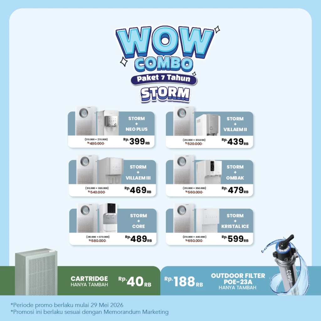 Wow Combo Storm Juni 2026 - Coway Jakarta