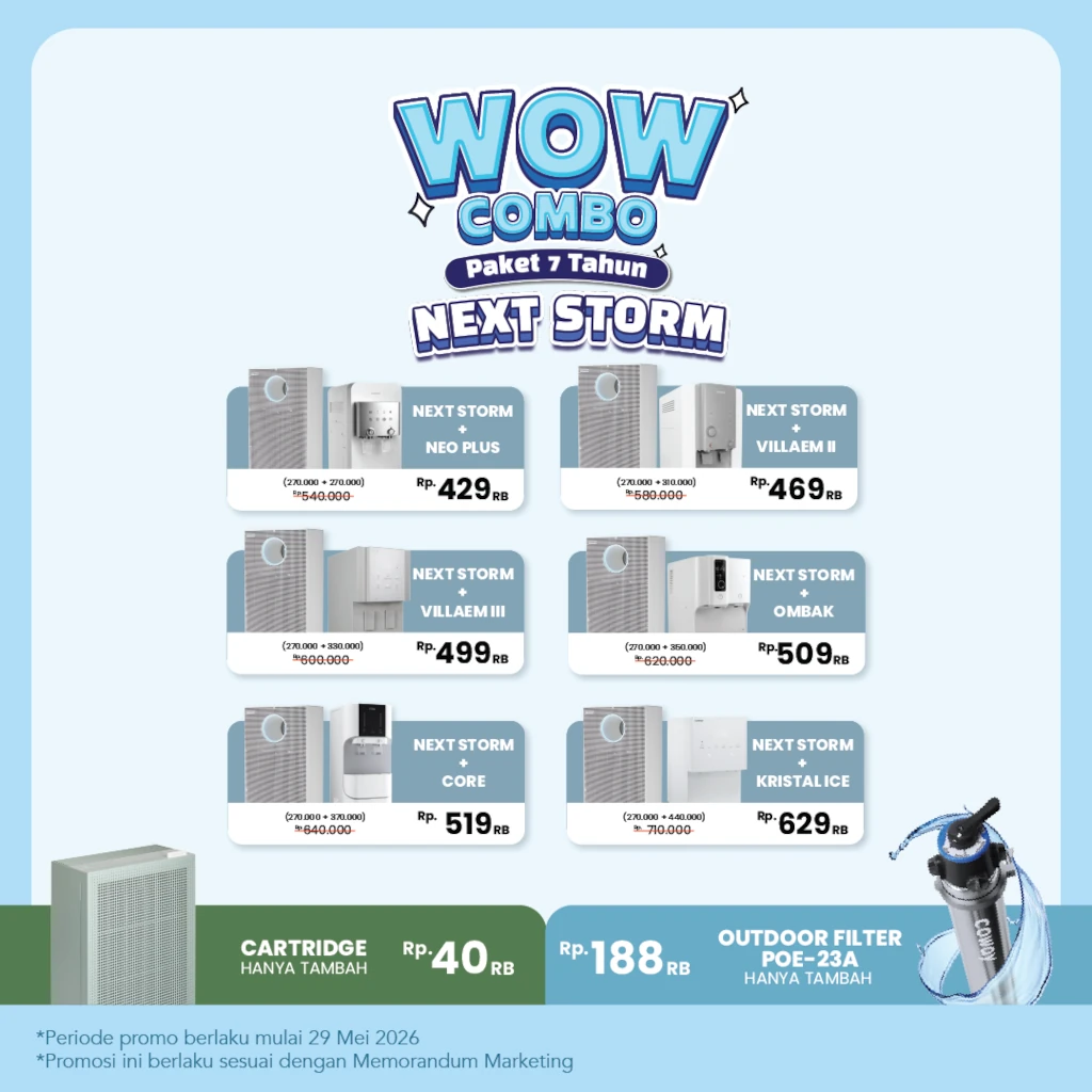 Wow Combo Next Storm Juni 2026 - Coway Jakarta