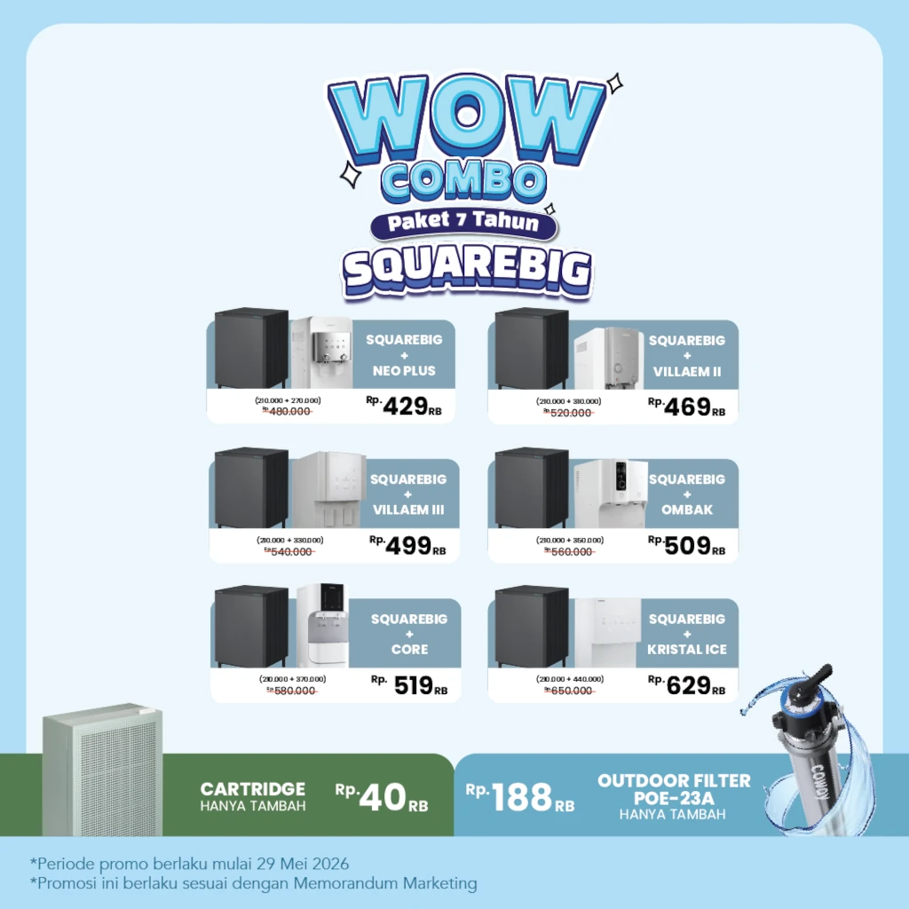 Wow Combo Squarebig Juni 2026 - Coway Jakarta